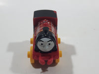 2014 Thomas & Friends Minis Victor Graffiti Dark Red 2" Long Plastic Die Cast Toy Vehicle CGM30