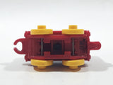 2014 Thomas & Friends Minis Victor Graffiti Dark Red 2" Long Plastic Die Cast Toy Vehicle CGM30