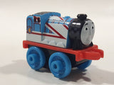 2014 Thomas & Friends Minis #4 Gordon Blue and White 2" Long Plastic Die Cast Toy Vehicle CGM30