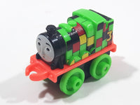 2014 Thomas & Friends Minis #3 Henry Checker Pattern Green 2" Long Plastic Die Cast Toy Vehicle CGM30