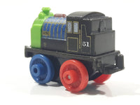 2014 Thomas & Friends Minis #51 Hiro Black Mixed Colors 2" Long Plastic Die Cast Toy Vehicle CGM30
