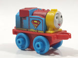 2014 Thomas & Friends Minis DC Comics Rose Supergirl Blue 2" Long Plastic Die Cast Toy Vehicle CGM30