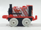 2014 Thomas & Friends Minis Skarloey Red and White Striped 2" Long Plastic Die Cast Toy Vehicle CGM30