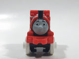 2014 Thomas & Friends Minis Skarloey Red and White Striped 2" Long Plastic Die Cast Toy Vehicle CGM30