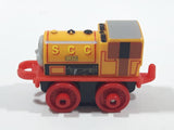 2014 Thomas & Friends Minis Bill SCC Yellow 2" Long Plastic Die Cast Toy Vehicle CGM30