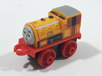 2014 Thomas & Friends Minis Bill SCC Yellow 2" Long Plastic Die Cast Toy Vehicle CGM30