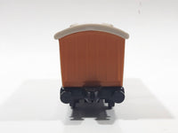 1987 ERTL Britt Allcroft Thomas & Friends Annie Brown Passenger Train Car Plastic Toy Vehicle
