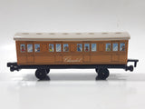 1987 ERTL Britt Allcroft Thomas & Friends Clarabel Brown Passenger Train Car Plastic Toy Vehicle