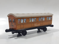 1987 ERTL Britt Allcroft Thomas & Friends Clarabel Brown Passenger Train Car Plastic Toy Vehicle