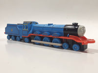 1989 ERTL Britt Allcroft Thomas The Tank Engine & Friends #4 Gordon Blue Train Engine Locomotive Die Cast Toy Vehicle