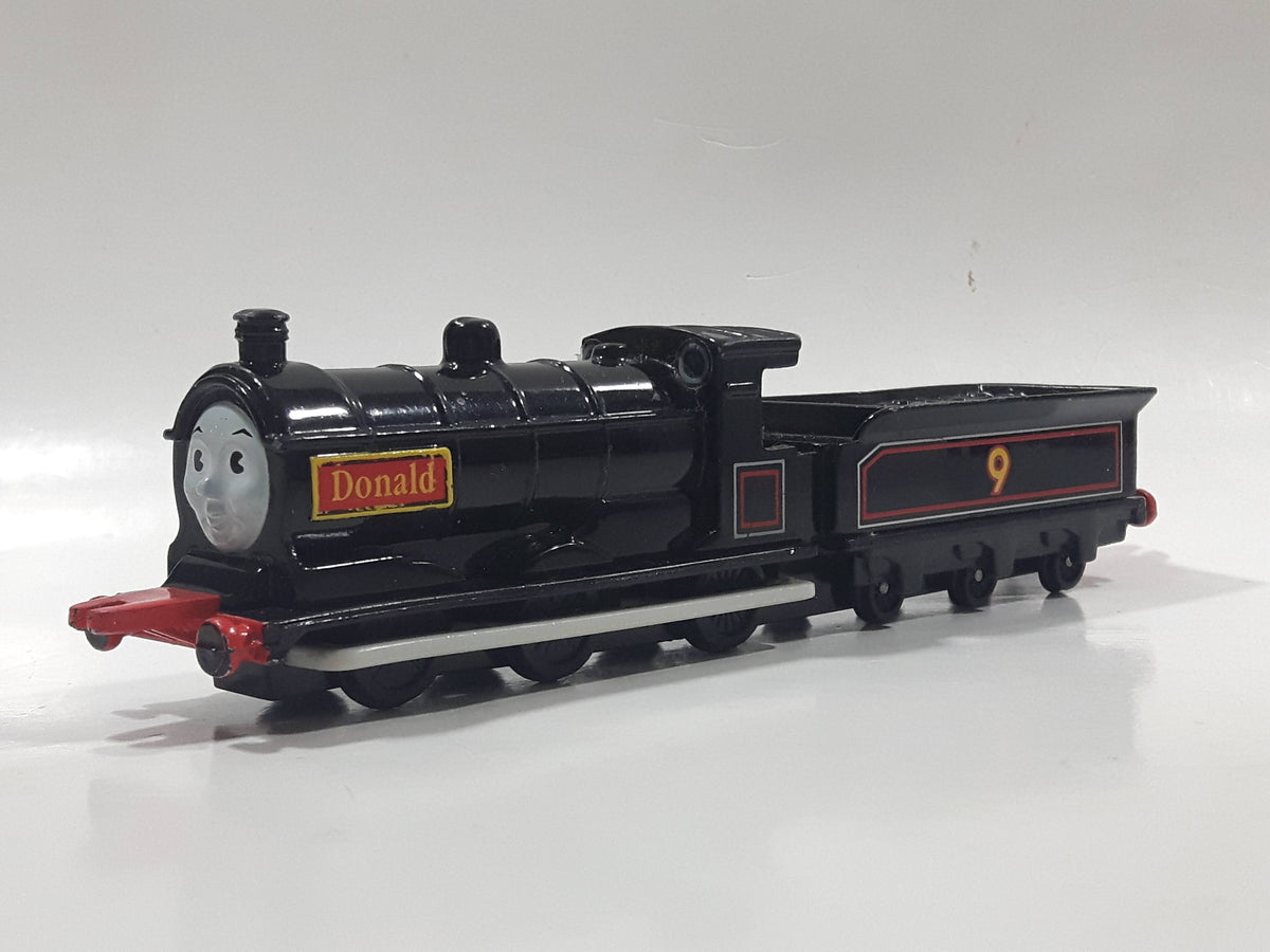 1992 ERTL Britt Allcroft Thomas & Friends #9 Donald Black Train Engine ...