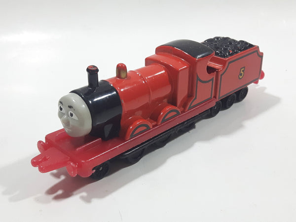 1987 ERTL Britt Allcroft Thomas The Tank Engine Friends #5 James Red Train Engine Locomotive Car Die Cast Toy Vehicle