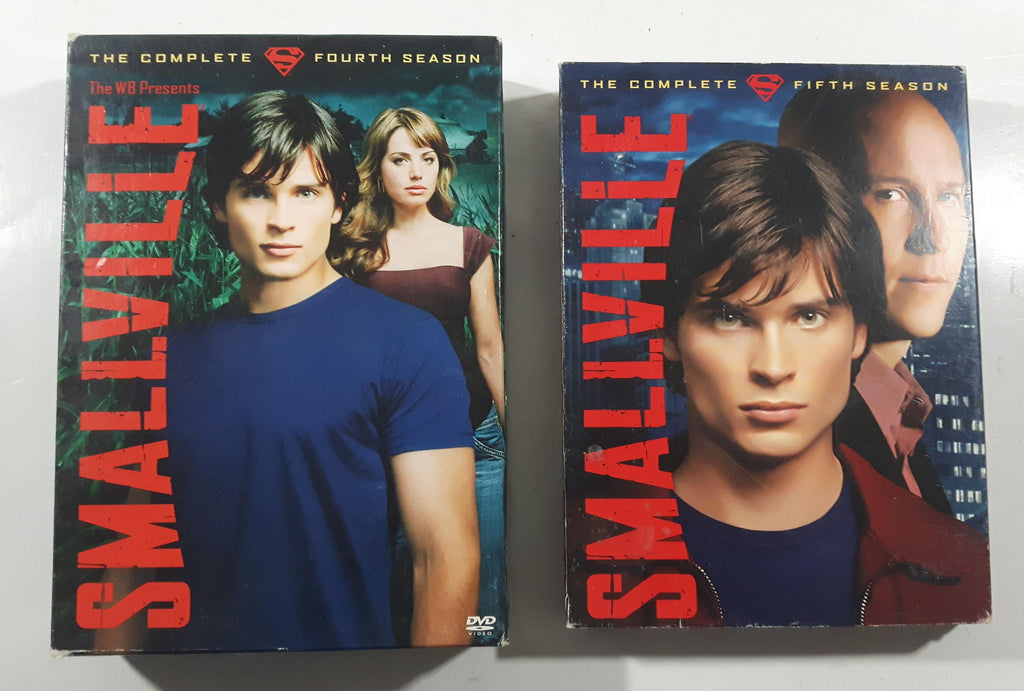 Smallville Fourth & Fifth Season DVD TV Series Disc Sets - USED ...