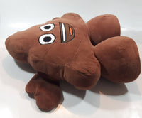 2015 2016 Emoji Poop Look Brown Chocolate Ice Cream 15" Tall Stuffed Plush Toy