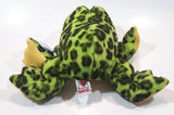 Ganz Webkinz Bull Frog Green 8" Long Stuffed Animal Plush Toy with Tags