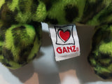 Ganz Webkinz Bull Frog Green 8" Long Stuffed Animal Plush Toy with Tags