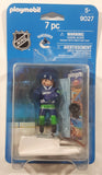 2015 Geobra Playmobil 9027 NHL Ice Hockey Vancouver Canucks Player Toy Figure 7 pc - No Stick