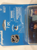 2015 Geobra Playmobil 9027 NHL Ice Hockey Vancouver Canucks Player Toy Figure 7 pc - No Stick