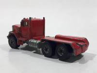 1989 Hot Wheels Peterbilt Dump Truck Semi Rig Red Die Cast Toy Car Vehicle - BW Malaysia