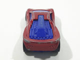 2004 Hot Wheels Track Aces Speed Blaster Metallic Dark Red Die Cast Toy Car Vehicle
