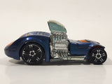 2005 Hot Wheels Wastelanders Twin Mill Hardnoze Dark Blue Die Cast Toy Race Car Vehicle