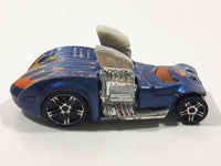 2005 Hot Wheels Wastelanders Twin Mill Hardnoze Dark Blue Die Cast Toy Race Car Vehicle