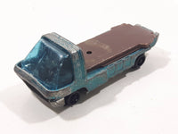 Vintage 1970 Hot Wheels Cement Mixer Spectraflame Aqua Die Cast Toy Car Vehicle Red Lines