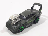 2004 Hot Wheels Racing Tooned '69 Dodge Daytona Satin Olive Green Die Cast Toy Car Vehicle