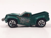 1999 Hot Wheels 4x4 Bending Green Truck Die Cast Toy Car Vehicle with Opening Hood