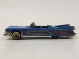 1997 Hot Wheels 1959 Cadillac Eldorado Convertible Blue Die Cast Toy Car Vehicle