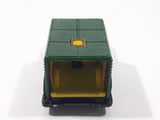 2006 Hot Wheels Urban Armored Truck Green Die Cast Toy Car Vehicle with Opening Rear Door
