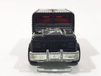 2002 Hot Wheels Fed Fleet Armored Truck Black Die Cast Toy Car Vehicle with Opening Rear Door