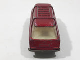 Vintage 1970 Lesney Matchbox Series No. 22 Freeman Inter-City Communter Metallic Red Die Cast Toy Car Vehicle