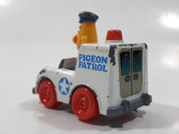 1981 1983 Playskool The Muppets Sesame Street Bert Pigeon Patrol White Die Cast Toy Car Vehicle