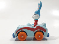 1990 Playskool Warner Bros. Bugs Bunny Light Blue Die Cast Toy Character Car Vehicle