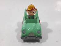 1990 Playskool Warner Bros. Tiny Toon Adventures Montana Max Speedster Light Green Die Cast Toy Character Car Vehicle