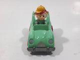 1990 Playskool Warner Bros. Tiny Toon Adventures Montana Max Speedster Light Green Die Cast Toy Character Car Vehicle