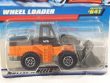 1998 Hot Wheels CAT Wheel Loader Orange, Black, and Grey Die Cast Toy Construction Vehicle New in Package