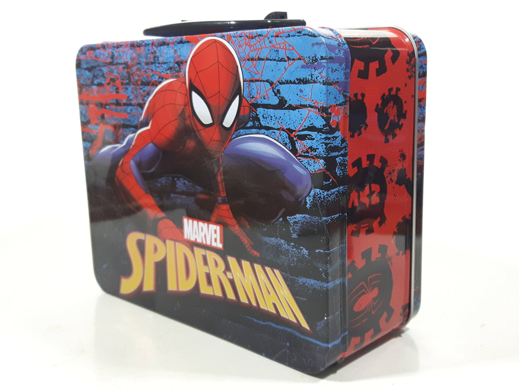 Marvel Spider-Man Tin Metal Lunch Box – Treasure Valley Antiques ...