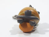 Nintendo Super Mario Flying Squirrel Toad Miniature Small 1 1/8" Tall Key Chain Charm