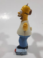 2007 Burger King The Simpsons Movie Homer Simpson Holding Cowboy Hat 3 3/4" Tall Talking Toy Figure