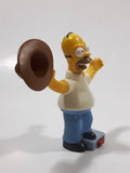 2007 Burger King The Simpsons Movie Homer Simpson Holding Cowboy Hat 3 3/4" Tall Talking Toy Figure