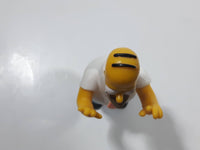 2007 Fox Matt Groening's The Simpsons Homer Simpson 3 3/8" Tall Toy Cartoon Character Figure