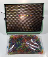 Vintage 1968 Hasbro Model No. 5455 Hassenfeld Bros. Canada Limited LR24153 110V 25W Lite Brite Toy Light Up Picture Toy with Large Bag of Pegs