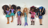 2010, 2011, 2014, 2017 McDonald's Barbie Doll Plastic Toys Lot of 6