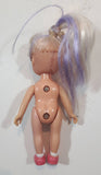 Pink Shoe Doll 4 1/4" Tall Plastic Toy Doll Figure No Clothing