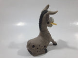 2010 McDonald's Shrek Forever After Donkey Character with Waffle in His Mouth 3 3/4" Tall Toy Figure
