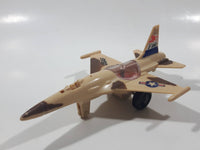 Jimmy Toys F-16 USAF Plastic Toy Fighter Jet Missing Canopy 6 1/2" Long