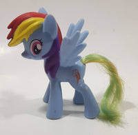 2016 McDonald's Hasbro My Little Pony Magic Rainbow Dash Blue 2 3/4" Tall Toy Figure