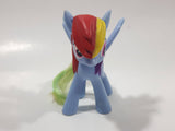 2016 McDonald's Hasbro My Little Pony Magic Rainbow Dash Blue 2 3/4" Tall Toy Figure